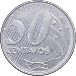 Бразилия 50 сентаво 2002 год - Барон Рио-Бранко