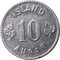 Исландия 10 эйре 1970 год