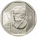 Перу 1 соль 2020 год - 200 лет Независимости. Хуан Пабло Вискардо-и-Гусман