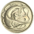 Сингапур 20 центов 1973 год - Рыба-меч