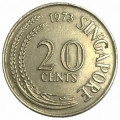 Сингапур 20 центов 1973 год - Рыба-меч