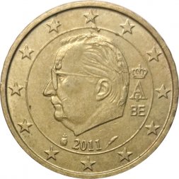 Бельгия 10 евроцентов 2011 год - Король Альберт II