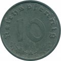 Третий Рейх 10 рейхспфеннигов 1941 год (A)