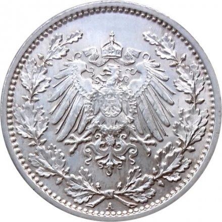 Германия 1/2 марки 1916 год (А)