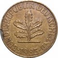 ФРГ 10 пфеннигов 1983 год (J)