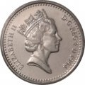 Великобритания 5 пенсов 1994 год BU