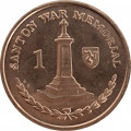 Остров Мэн 1 пенни 2007 год (Отметка &quot;BA&quot; на реверсе)