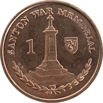 Остров Мэн 1 пенни 2007 год (Отметка &quot;BA&quot; на реверсе)