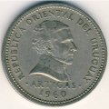 Уругвай 1 песо 1960 год