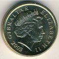 Гибралтар 1 фунт 2003 год