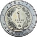 Набор из 2 монет Турция 2021 год - Каракал и Каталбурун