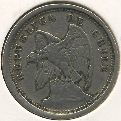 Чили 10 сентаво 1923 год