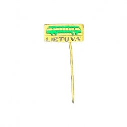Значок-иголка Литва. Lietuva. Автобус