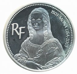 Франция 1,5 евро 2003 год - 500 лет написанию Моны Лизы