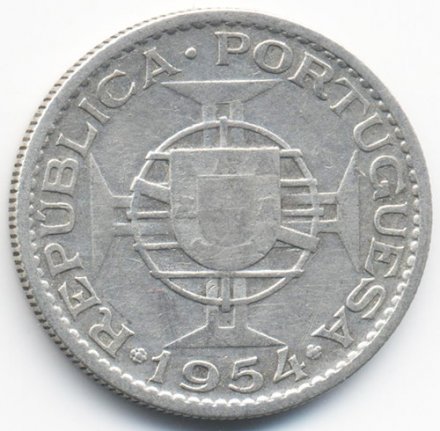 Мозамбик 10 эскудо 1954 год