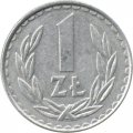 Польша 1 злотый 1985 год