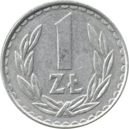 Польша 1 злотый 1985 год