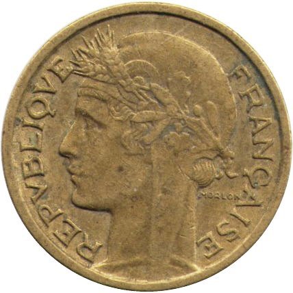Франция 50 сантимов 1939 год (без отметки МД)