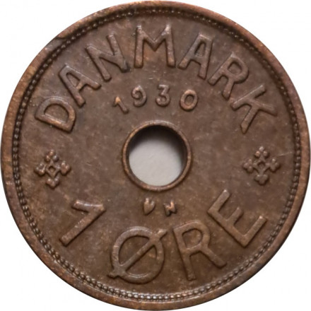 Дания 1 эре 1930 год
