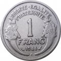 Франция 1 франк 1944 год (REPUBLIQUE FRANÇAISE, C)