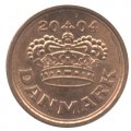 Дания 25 эре 2004 год