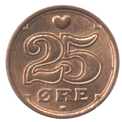 Дания 25 эре 2004 год