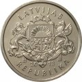 Латвия 1 лат 2013 год - Гусли (Кокле)