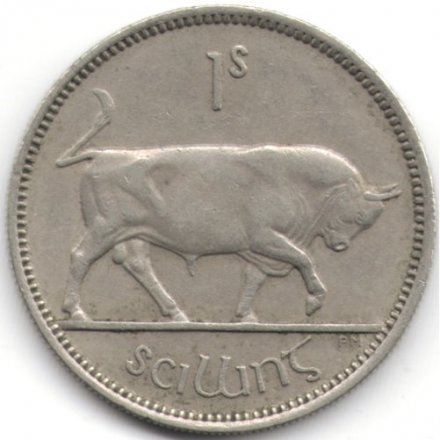 Ирландия 1 шиллинг 1954 год