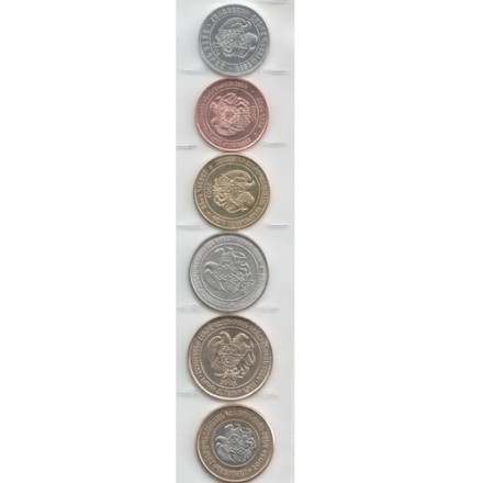 Набор из 6 монет Армения 2003-2004 год - современная Армения