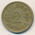 Исландия 2 кроны 1929 год