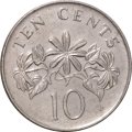 Сингапур 10 центов 2009 год