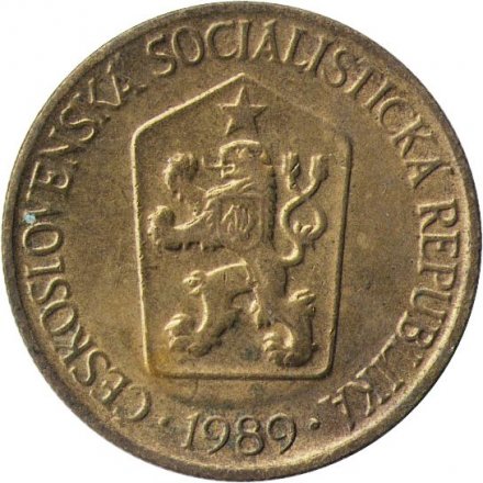 Чехословакия 1 крона 1989 год