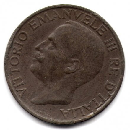 Италия 10 чентезимо 1924 год