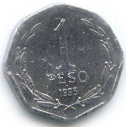 Чили 1 песо 1995 год
