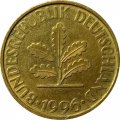 ФРГ 10 пфеннигов 1996 год (A)