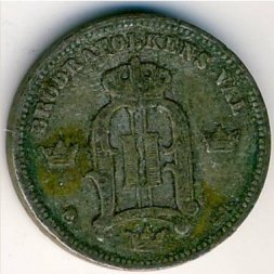 Швеция 10 эре 1904 год