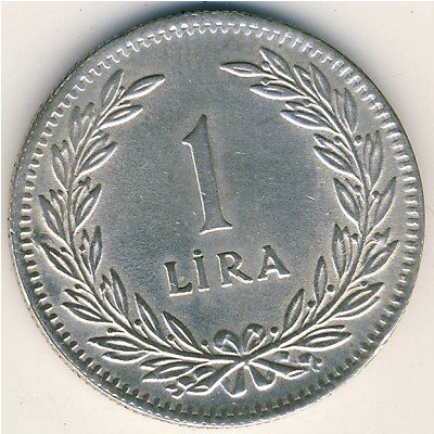 Турция 1 лира 1948 год