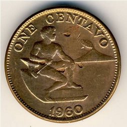 Филиппины 1 сентаво 1960 год