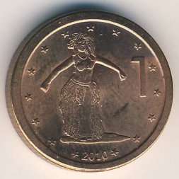 Острова Кука 1 цент 2010 год