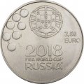 Португалия 2,5 евро 2018 год - Чемпионат мира по футболу в России 2018