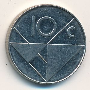 Аруба 10 центов 2000 год