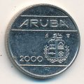 Аруба 10 центов 2000 год