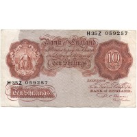 Великобритания 10 шиллингов 1949 - 1955 год - VF