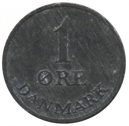 Дания 1 эре 1965 год - Король Фредерик IX