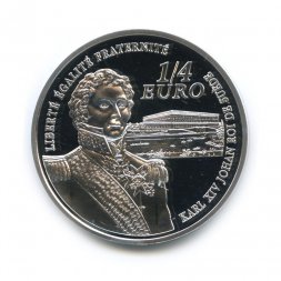 Франция 1/4 евро 2006 год - Маршалл Бернадот