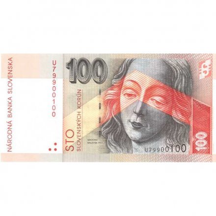 Словакия 100 крон 2004 год - Мадонна в церкви св. Иакова UNC