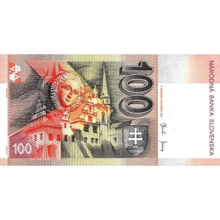 Словакия 100 крон 2004 год - Мадонна в церкви св. Иакова UNC