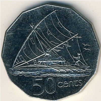 Фиджи 50 центов 1999 год