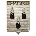 Значок Сумы. Герб. Серия &quot;Квадраты&quot;