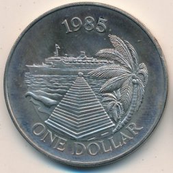 Бермудские острова 1 доллар 1985 год